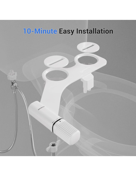 Accesorio de Bidet Waterlace - Duales Boquillas Retráctiles