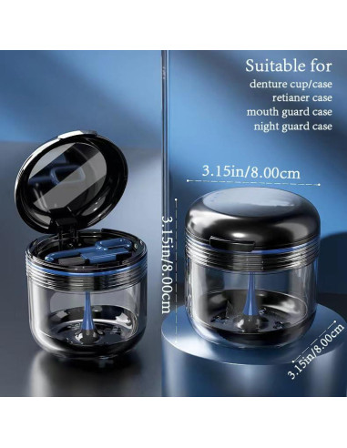 Caja de Retención Aidarmoll para Dentaduras y Protectores Bucales