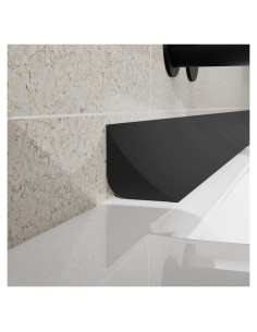 Moldura Flexible Autoadhesiva WURJHSONG 1m Negra Impermeable