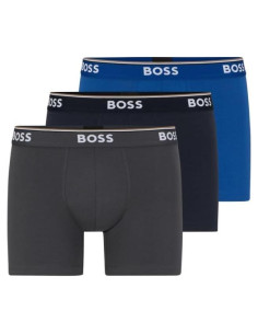 Calzoncillos Boxer BOSS Algodón Stretch Hombre 3 Pzs