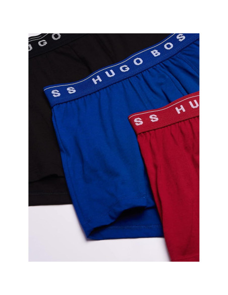 Bóxers de Algodón BOSS - Paquete de 3, Ajuste Regular, Talla Grande