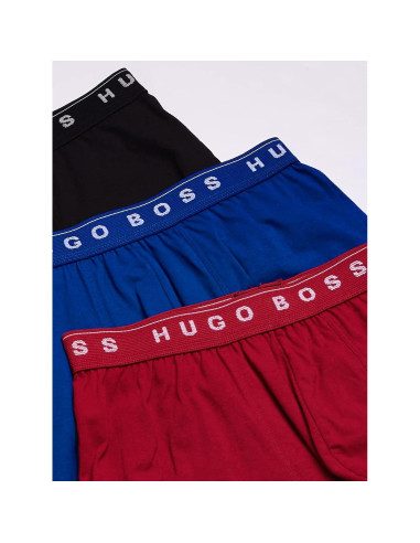 Bóxers de Algodón BOSS - Paquete de 3, Ajuste Regular, Talla Grande