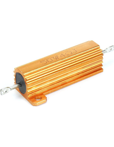 Resistor de Aluminio RX24 50W 4 Ohm - 4 Piezas