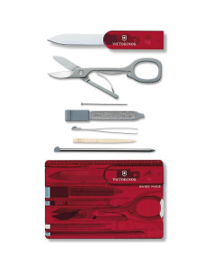Victorinox Swiss Card Classic Roja, Herramienta 10 Funciones 2