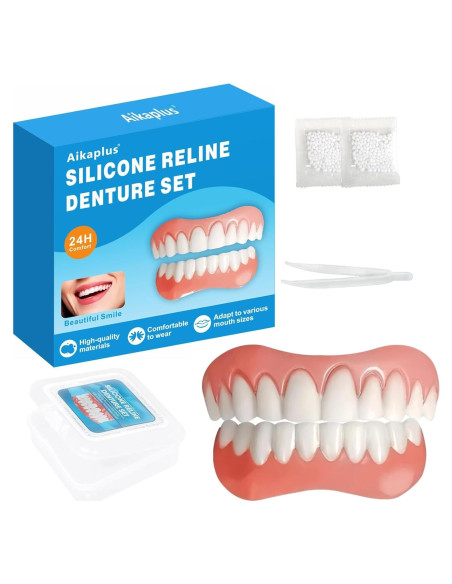 Dientes Falsos Moldables Aikaplus - Dentaduras Silicona 1PC