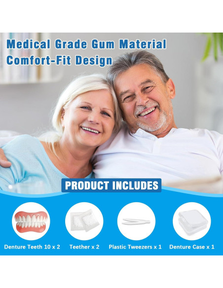 Dientes Falsos Moldables Aikaplus - Dentaduras Silicona 1PC