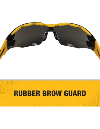 Gafas de Seguridad DEWALT DPG108 Renovator Unisex Negro/Amarillo