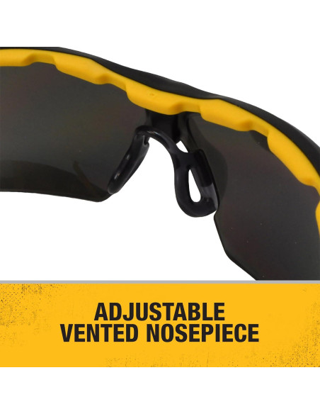 Gafas de Seguridad DEWALT DPG108 Renovator Unisex Negro/Amarillo