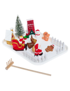 Kit Jardín Zen Navideño MSEHKM con Cartel Inspirador