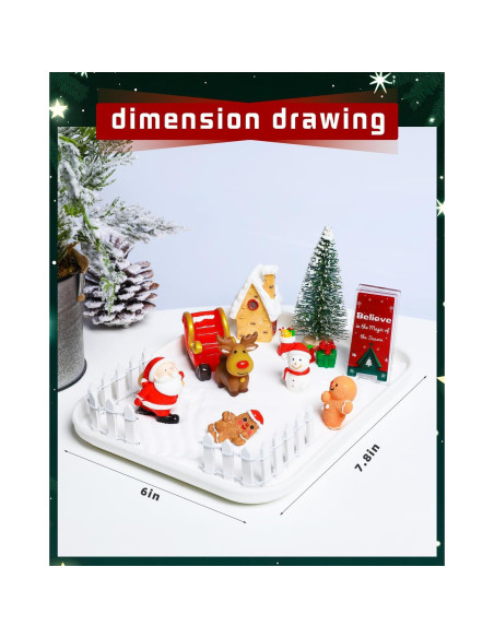 Kit Jardín Zen Navideño MSEHKM con Cartel Inspirador