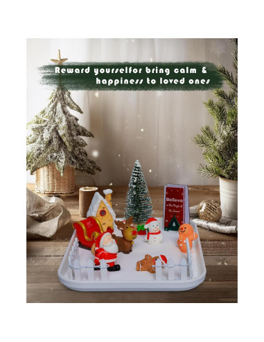 Kit Jardín Zen Navideño MSEHKM con Cartel Inspirador