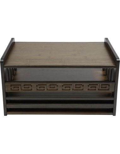 Mesa de Meditación ILWorkTLs 3 Niveles Bambú Color Nogal