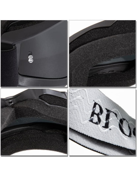 Gafas de Motocicleta APEBAZY Vintage Antivaho UV400