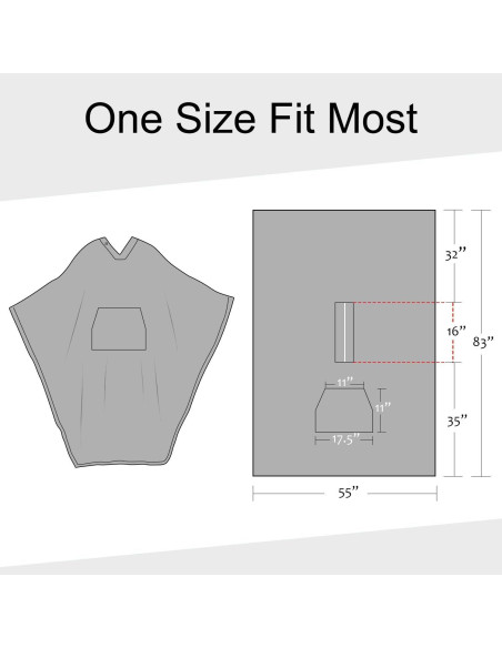 Poncho Manta Tirrinia Super Suave 203x140 cm Aqua