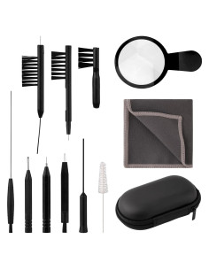 Kit de Limpieza de Audífonos NQEUEPN 12 Piezas Accesorios