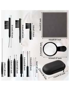 Kit de Limpieza de Audífonos NQEUEPN 12 Piezas Accesorios 2