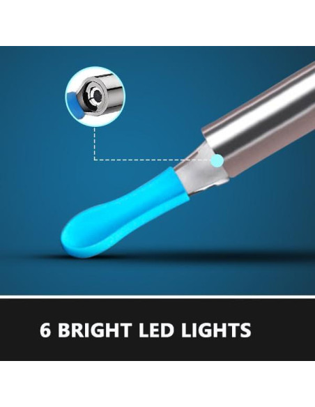 Limpiador de Oídos Inalámbrico Reset con Cámara 1080P y Luz LED