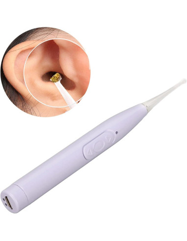 Cuchara de limpieza de oídos LED Betued recargable USB
