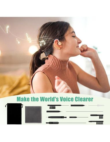 Kit de Limpieza para Audífonos Zhaoyao 12 Piezas con Bolsa