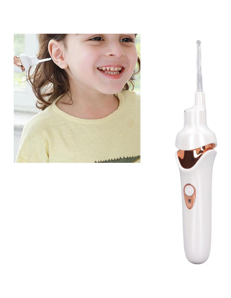 Limpiador de Oídos Eléctrico Hilitand ABS con Luz LED