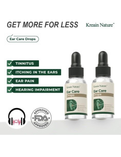 Gotas para el Cuidado de los Oídos Kreain Nature 2 Pcs 2