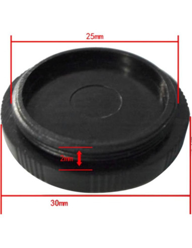 Tapa de Polvo CCD Tebatu 5PCS para Lentes de Cámara de Seguridad