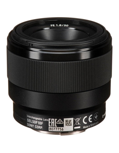 Lente Sony FE 50mm F1.8 para Cámaras Sin Espejo con Accesorios