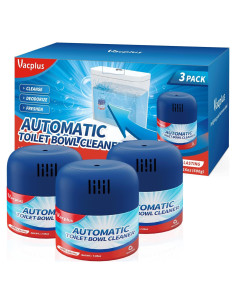 Limpiador de Inodoro Vacplus - Paquete de 3 Botellas 600 Descargas