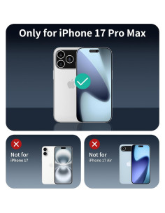 Protector de Lente de Cámara Fynorao para iPhone 17 Pro Max - 4 Piezas 2