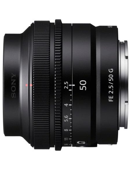 Lente Sony FE 50mm f/2.5 G E-Mount + Kit de Filtros y Limpieza