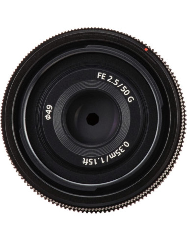 Lente Sony FE 50mm f/2.5 G E-Mount + Kit de Filtros y Limpieza