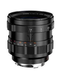 Lente Telefoto Simera 75mm F1.4 para Cámaras Leica M - Negro