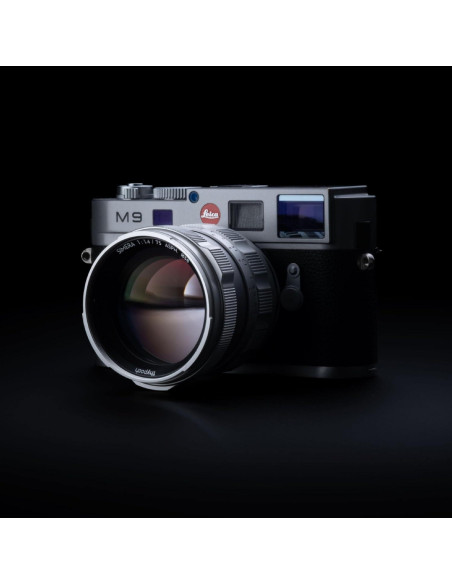 Lente Telefoto Simera 75mm F1.4 para Cámaras Leica M - Negro