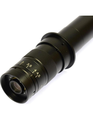 Adaptador de lente C-Mount HAYEAR 180X para microscopio