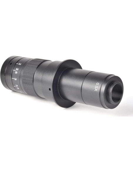 Adaptador de lente C-Mount HAYEAR 180X para microscopio