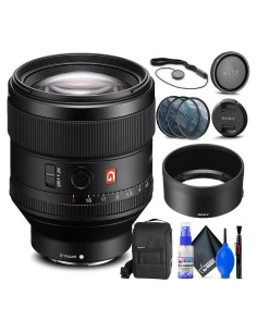 Lente Sony FE 85mm f/1.4 GM + Kit de Filtros y Limpieza