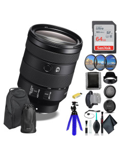 Lente Zoom Sony FE 24-105mm F4 G OSS - Kit Completo