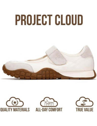 Zapatos Mary Jane Mujer Project Cloud Donna - Antideslizantes