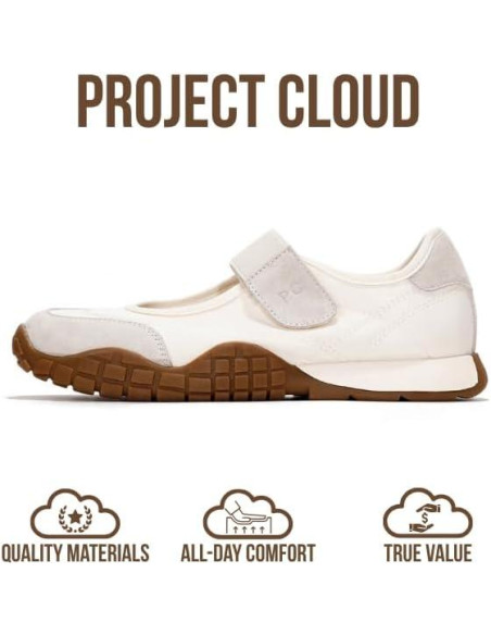 Zapatos Mary Jane Mujer Project Cloud Donna - Antideslizantes
