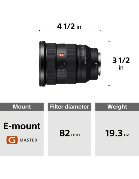 Lente Sony FE 16-35mm F2.8 GM II Gran Angular