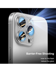 Protector de Lente de Cámara KISMER para iPhone 13 Pro Max - 2 Paquetes 2