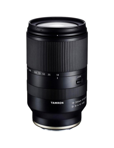Lente Tamron 18-300mm f/3.5-6.3 para Sony E - Zoom, Estabilización