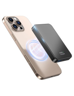 Cargador Portátil Magnético 10000mAh POAQCIF USB-C Negro