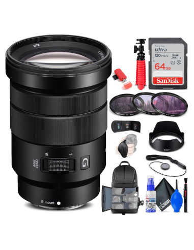 Lente Sony E PZ 18-105mm f/4 G OSS + Kit Completo