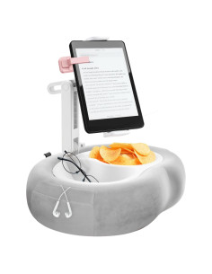 Soporte de almohada ajustable DNIWS para tabletas 5-12.9" gris
