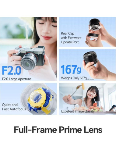 Lente TTArtisan 40mm F2 Autofoco para Cámaras Sony