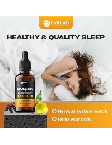 Extracto de Mullein FabLab 60 ml - Suplemento Respiratorio