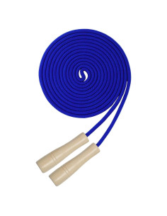 Cuerda de saltar ajustable AUMCDIK 5 m con mangos de madera