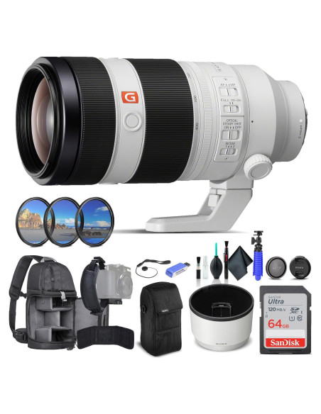 Lente Zoom Telefoto Sony FE 100-400mm F4.5-5.6 GM OSS Kit