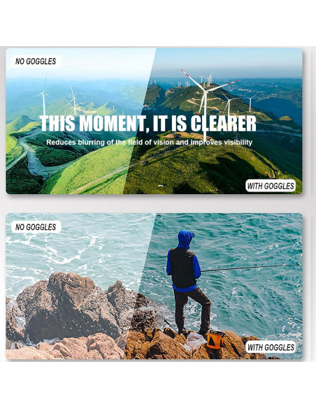 Gafas de Motocicleta Immoono MOON046 a Prueba de Viento y Polvo